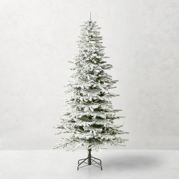 Snow Pine Clear LED Lit Faux Christmas Tree | Williams-Sonoma