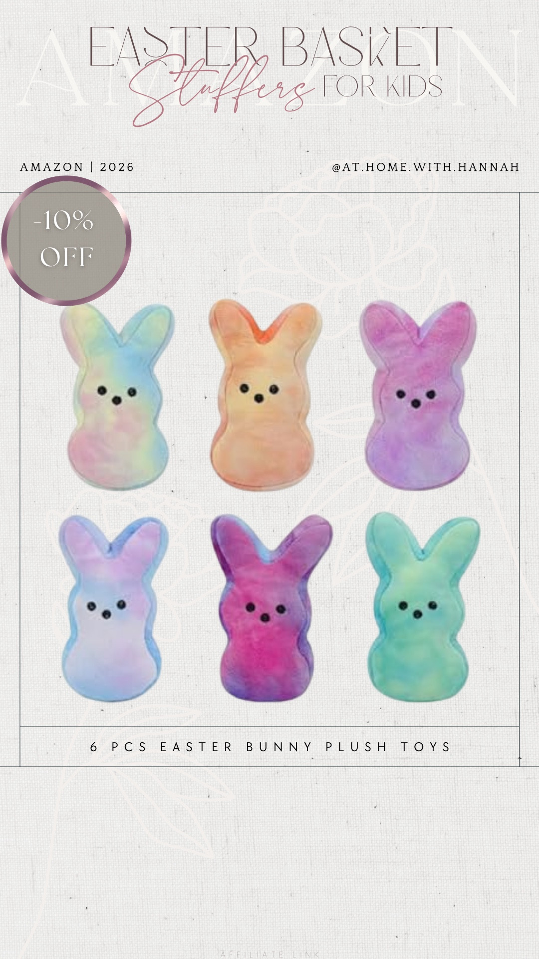 Easter basket filler • pastel bunny plush set • cute little gifts 🤍

10% Off and under $9 - easy yes!

These little bunny plush toys are such a cute Easter basket filler — soft, colorful, and perfect for adding something festive without doing more candy. Such a sweet little spring gift idea for kids.





•
Easter basket filler • bunny plush toys • pastel Easter bunny toys • non candy Easter gift • cute little gifts for kids • spring basket filler • Easter basket ideas for kids • Amazon Easter finds

#EasterBasketFillers #BunnyPlush #PastelEaster #NonCandyEasterIdeas #AmazonEasterFinds #LTKkids #LTKspring

#LTKSeasonal #LTKKids #LTKSaleAlert
