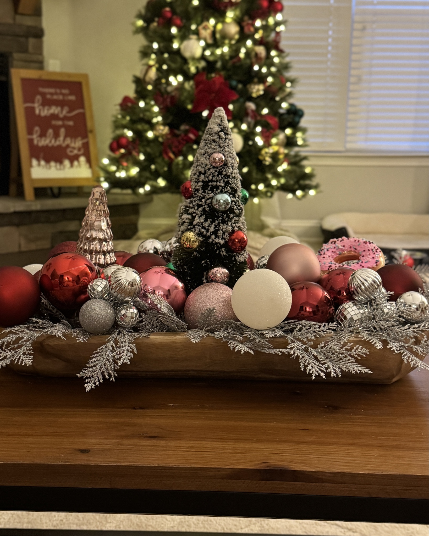 Christmas Centerpiece for the Coffee Table in the Living Room 🎄❄️💕

Since I only decorated the living room and kitchen this year, I have a lot of decorations to pull from to create this centerpiece. Our living room has the traditional Christmas color scheme as I’ve done the last 2 years but this year I was more intentional with making it more fun and playful. 

#LTKStyleTip #LTKHoliday #LTKHome