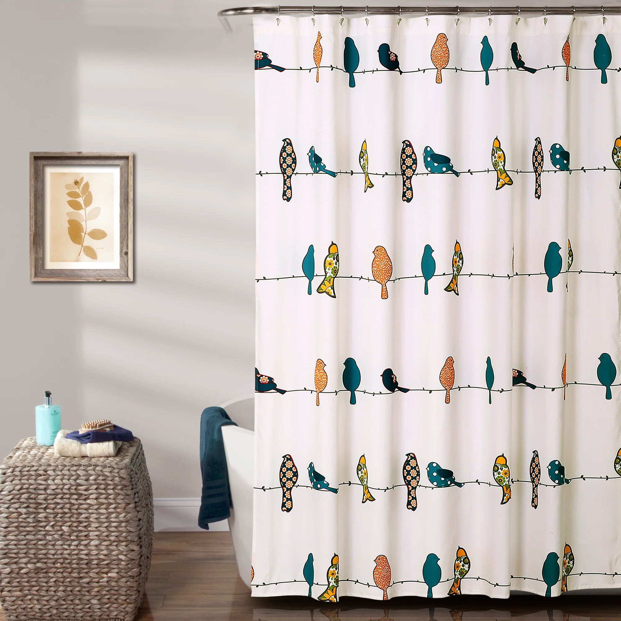 Rowley Birds Shower Curtain | Lush Decor