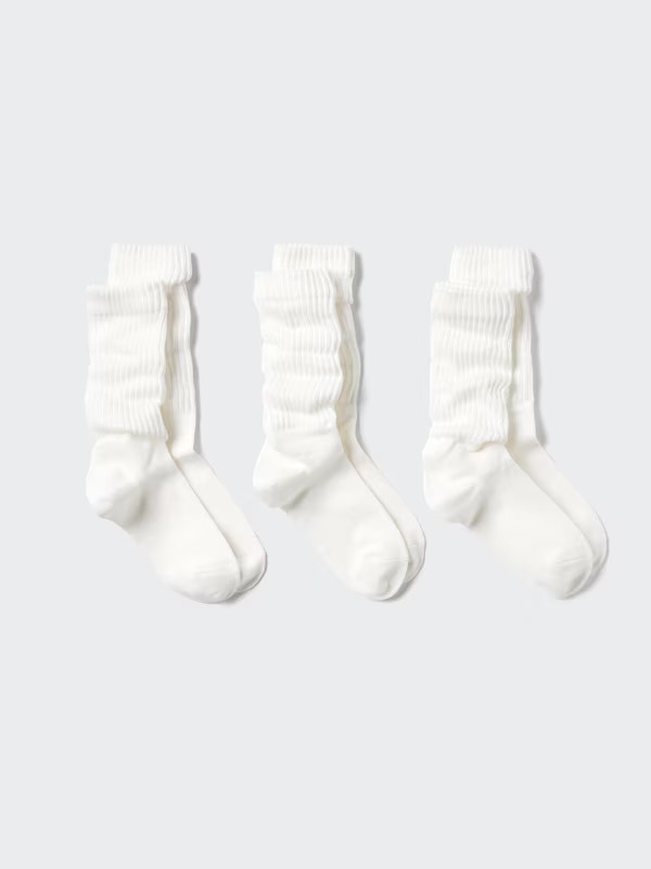 Slouch Socks (3 Pairs) | UNIQLO (UK)