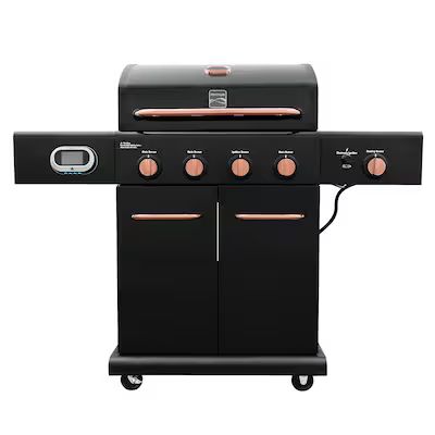 Kenmore Smart Grill with Side Searing Burner Black with Copper Accent 4-Burner Liquid Propane Gas... | Lowe's