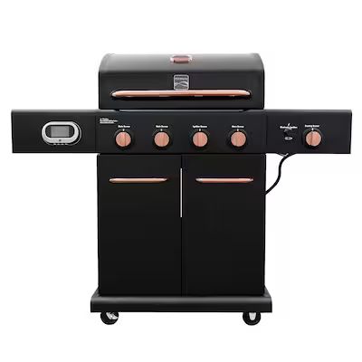 Kenmore Smart Grill with Side Searing Burner Black with Copper Accent 4-Burner Liquid Propane Gas... | Lowe's