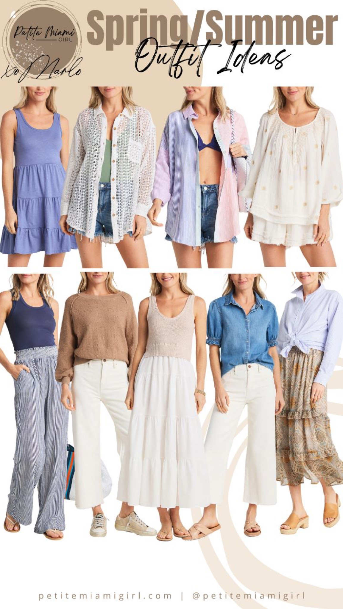 Spring/summer outfit ideas.

#LTKstyletip #LTKtravel #LTKSeasonal