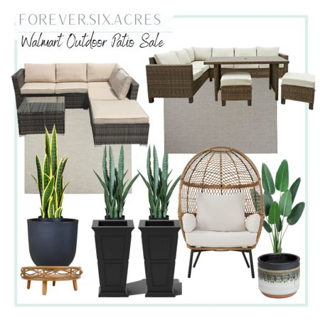 
All of these are on rollback at Walmart right now! You can still upgrade your patio and save money!

Outdoor patio sale, Walmart rollback, patio furniture, outdoor furniture, outdoor rug, faux plants outdoor, planters, egg chair, large planters, outdoor sectional, back porch 

#LTKhome #LTKSeasonal #LTKsalealert