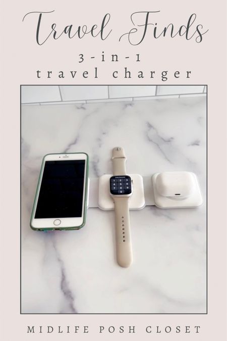 Amazon travel find! 3-in-1 magnetic charger for Apple devices. 

#LTKtravel #LTKhome #LTKSeasonal