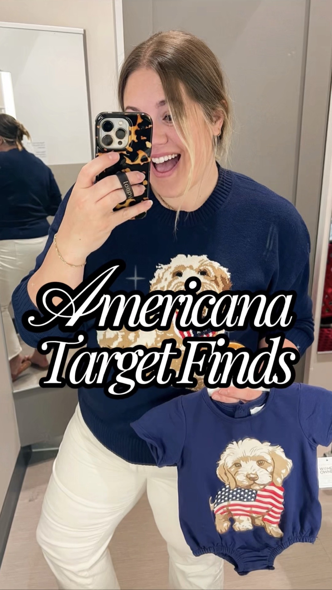 Americana finds at Target are SO cute right now 🇺🇸✨

I found the sweetest mix of women’s pieces for summer — think navy, red, white, stripes, classic sweaters, easy outfits, and even a matching baby option that I couldn’t resist 🥹 Perfect for Memorial Day, the 4th of July, lake weekends, summer cookouts, or just a casual patriotic look without feeling over the top.

Comment TARGET and I’ll send you the links! ❤️🤍💙

Target Americana finds, women’s patriotic outfits, Target summer outfits, red white and blue outfits, Memorial Day outfit ideas, 4th of July outfit ideas, affordable summer fashion, midsize Target finds, classic Americana style, mom and baby matching outfit

#LTKMidsize