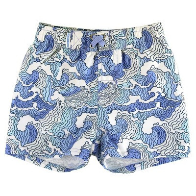 RuggedButts Boys Swim Trunks - Ocean Camo, 4T | Target