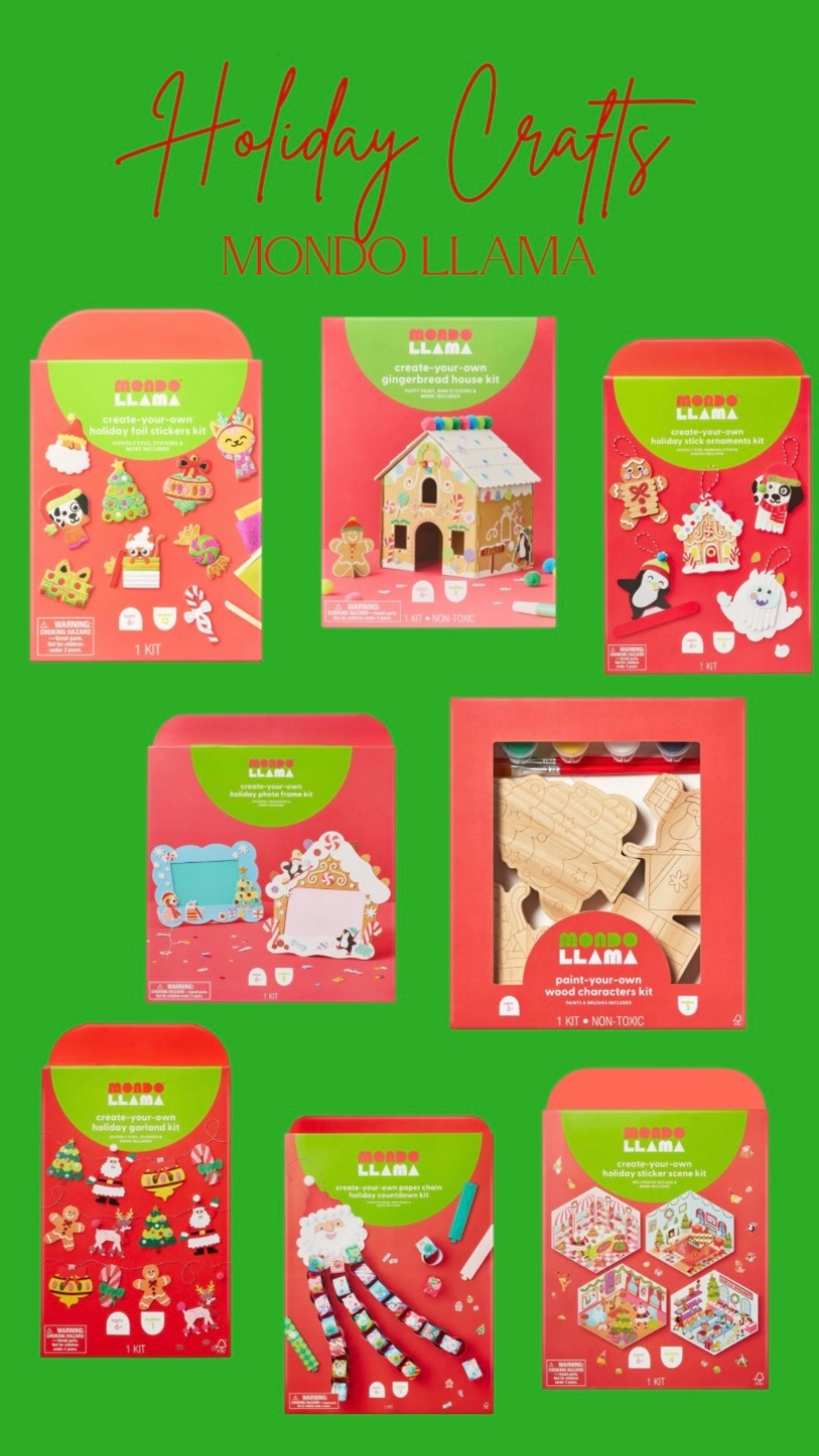 Holiday crafts for kids from Target. 

#LTKHoliday #LTKKids #LTKmomlife