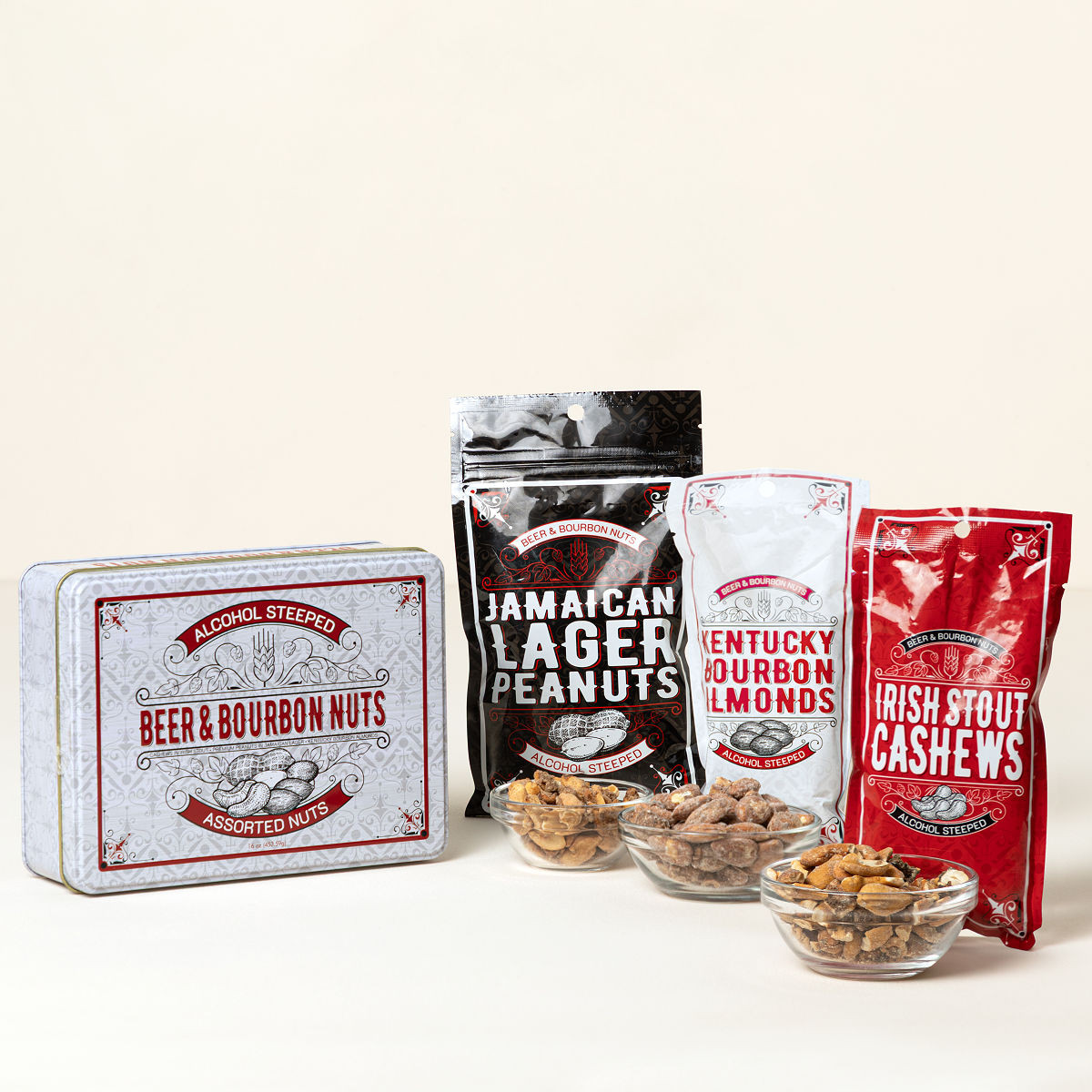 Beer and Bourbon Nuts | UncommonGoods