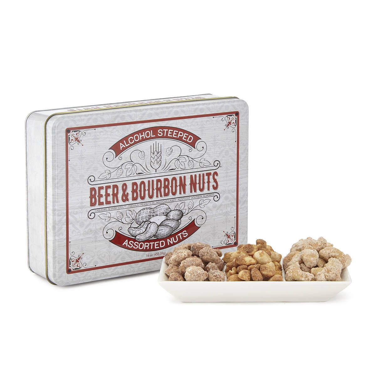 Beer and Bourbon Nuts | UncommonGoods
