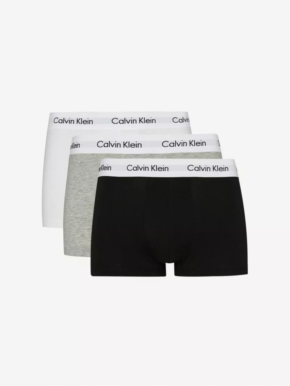 Cotton Stretch low-rise trunks pack of three | Selfridges