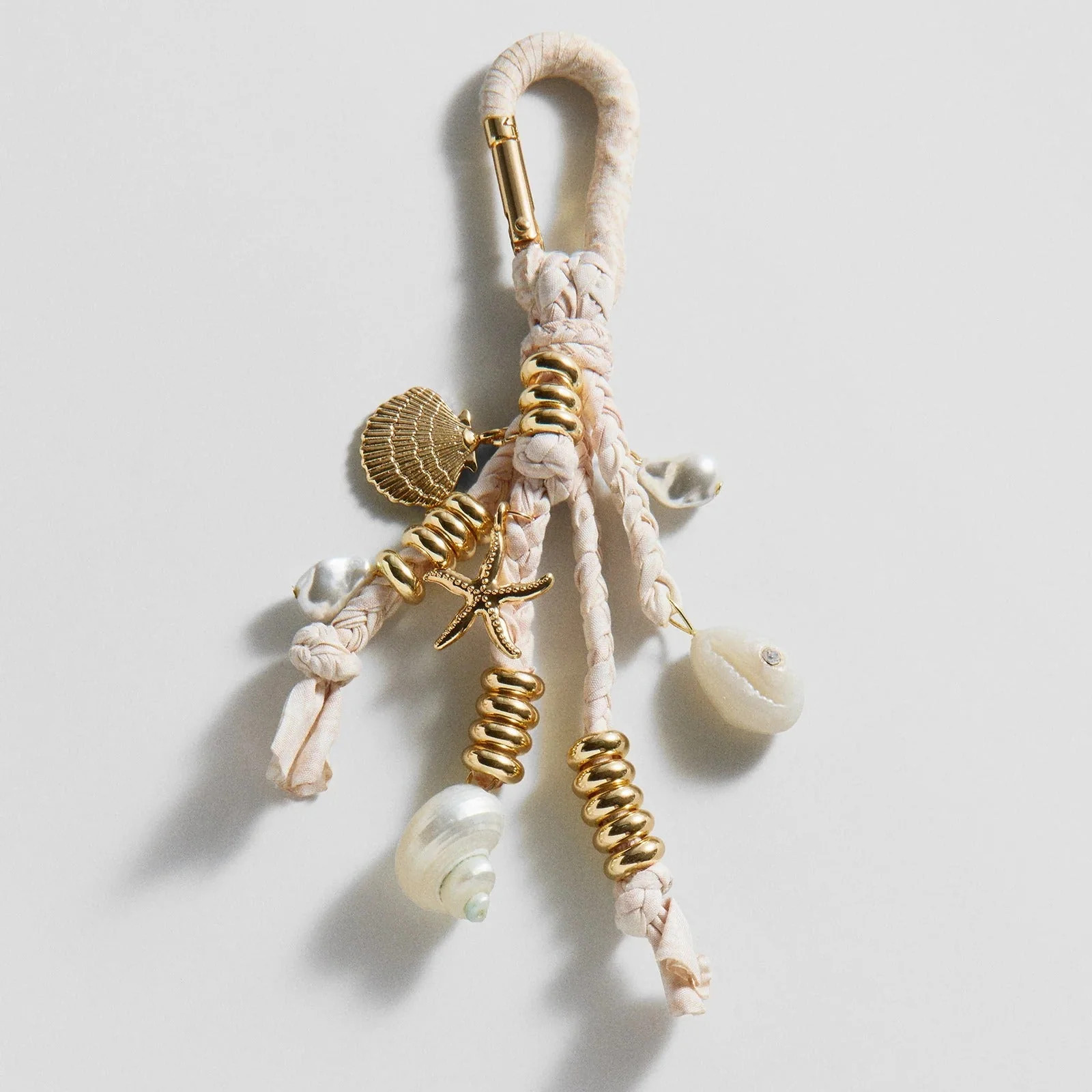 Sun Washed Bag Charm - Seashell | BaubleBar