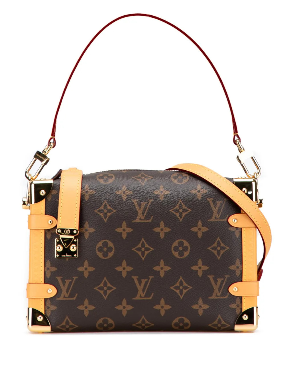 Louis Vuitton Pre-Owned 2021-2025 Monogram Side Trunk MM satchel - Brown | Farfetch Global
