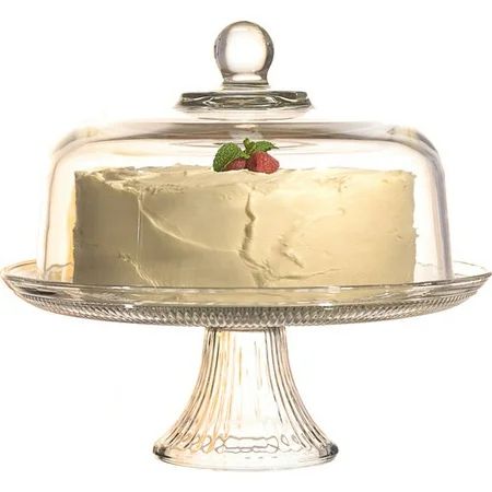 Anchor Hocking Canton Cake Stand Set 2 Piece | Walmart (US)