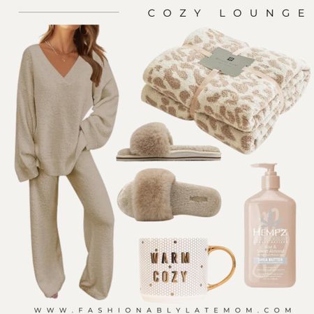 Cozy is the way I like it!!! The perfect outfit for watching movies everything is from Amazon!! 
Fashionablylatemom 
Mug
Blanket
Slippers 
Lotion 

#LTKsalealert