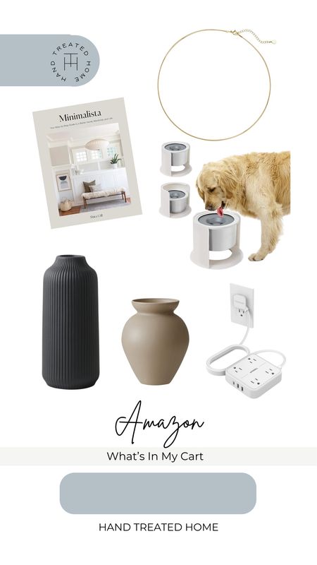 Here’s what’s currently in my Amazon cart! Our dog loves the water fountain, and I’m very into the tennis necklace look right now. 

Amazon finds, what’s in my cart, dog water bowl, dog water dish, home decor, black vase, Amazon home essentials, tennis necklace, trending jewelry on Amazon, favorite home decor books 

#LTKstyletip #LTKhome