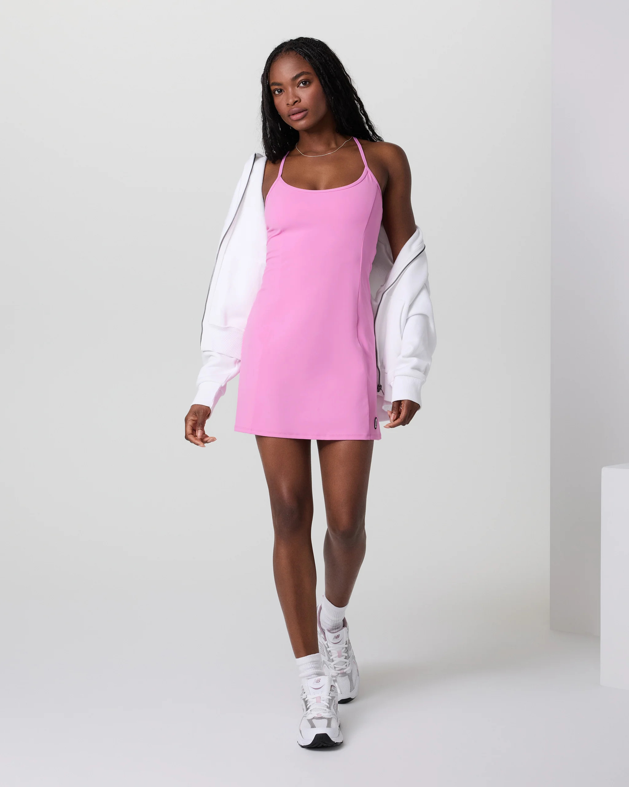 One Shot Tennis Dress | Azalea Pink | Vuori | Vuori Clothing (US & Canada)
