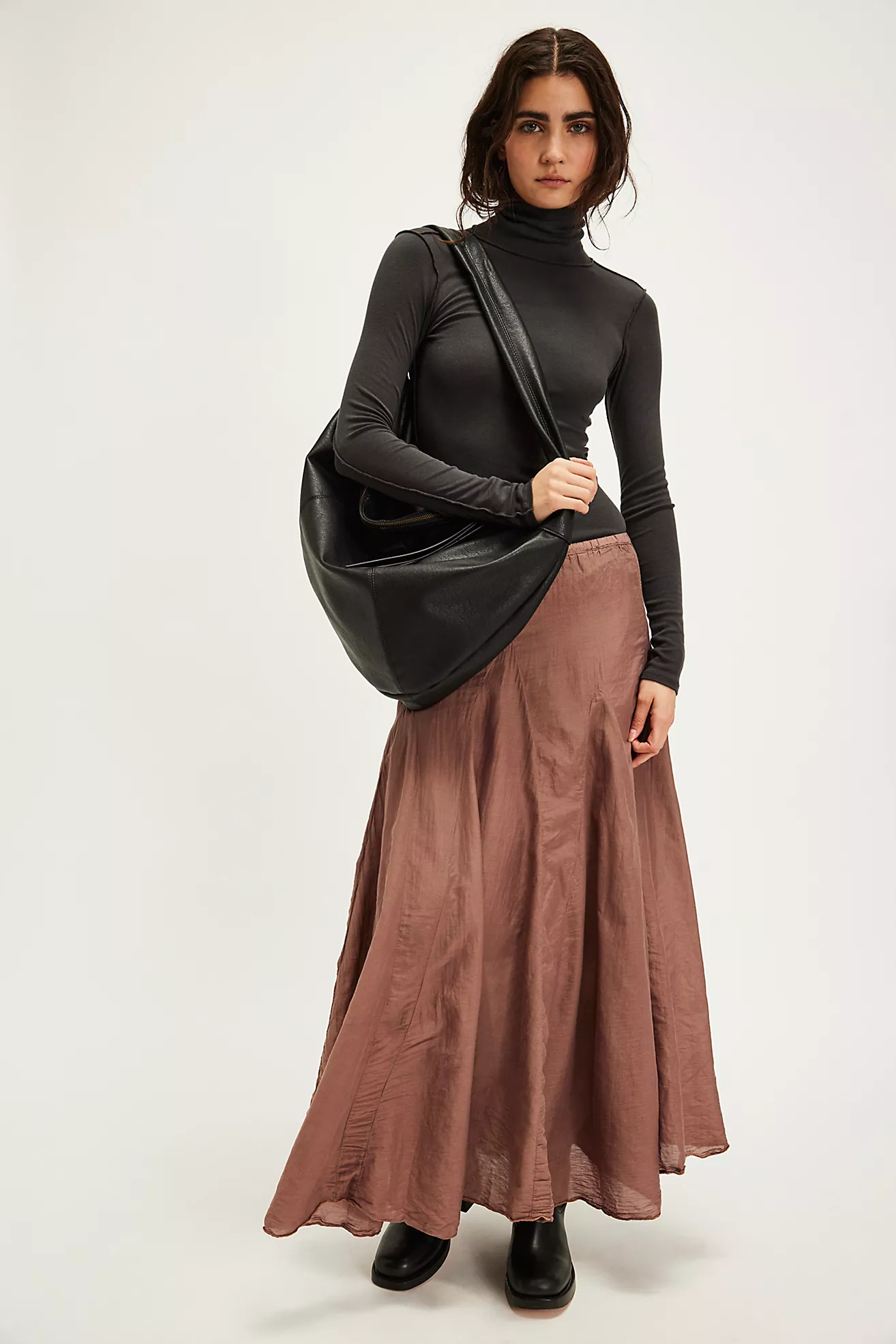 Lily Cotton Silk Maxi Skirt | Free People (Global - UK&FR Excluded)