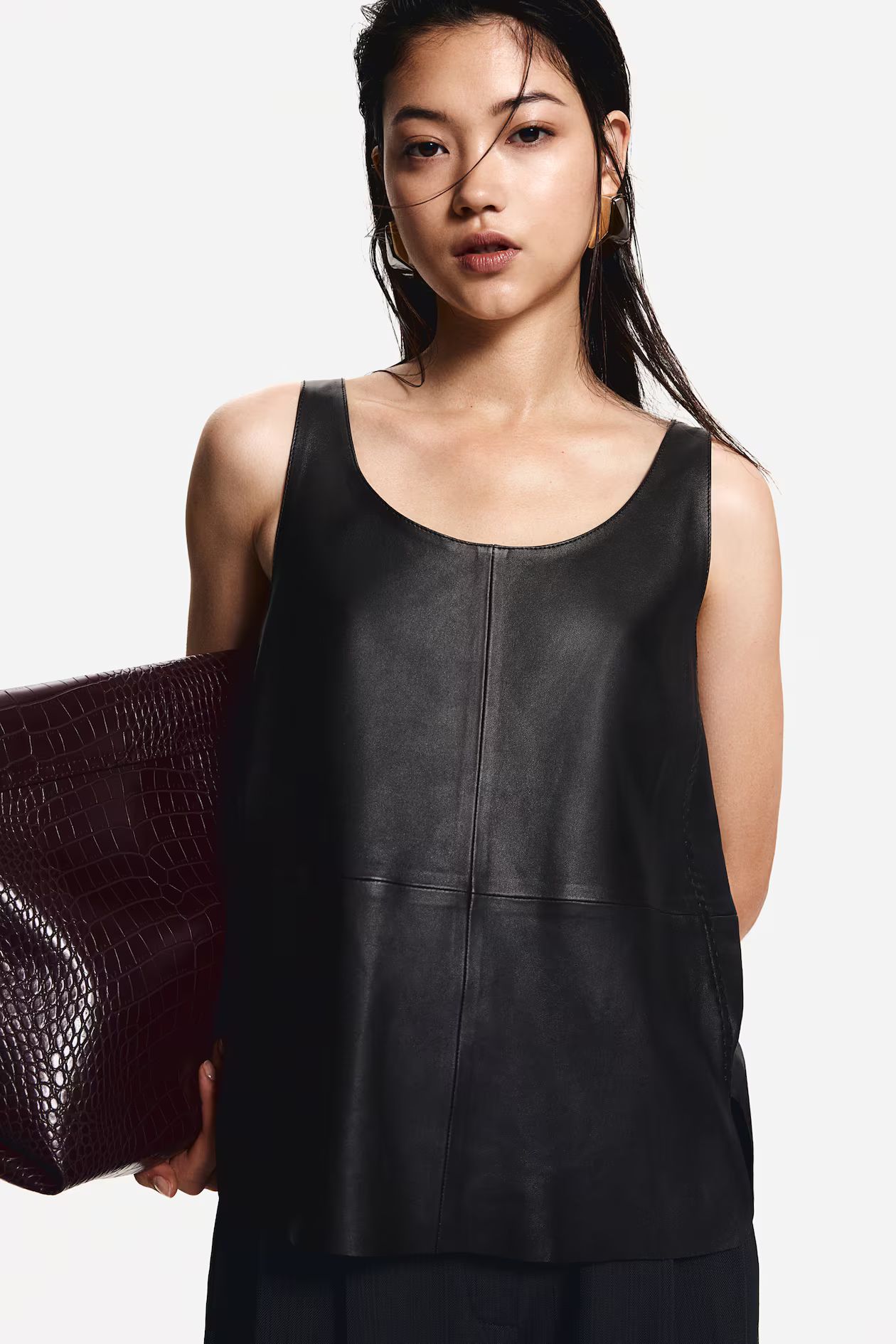 Leather vest top | H&M (UK, MY, IN, SG, PH, TW, HK)