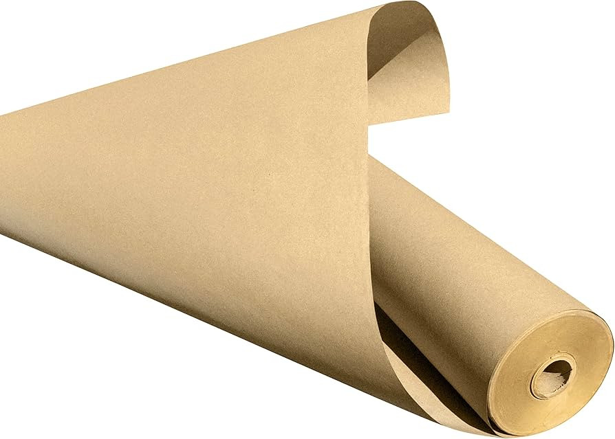 American Made 100% Recycled Brown Kraft Paper Roll 17.50" x 1800" (150 ft), Multipurpose Arts & C... | Amazon (US)