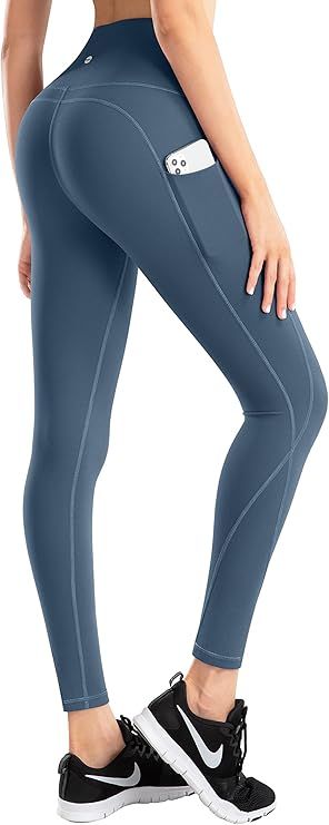 HOFI High Waist Yoga Pants with Pockets, 4 Way Stretch Workout Running Pants, Yoga Leggings for W... | Amazon (US)