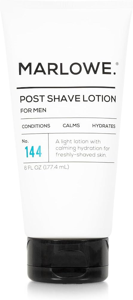 MARLOWE. No. 144 Post Shave Lotion 6 Oz, Aftershave for Men, Conditions & Hydrates Skin, After Sh... | Amazon (US)