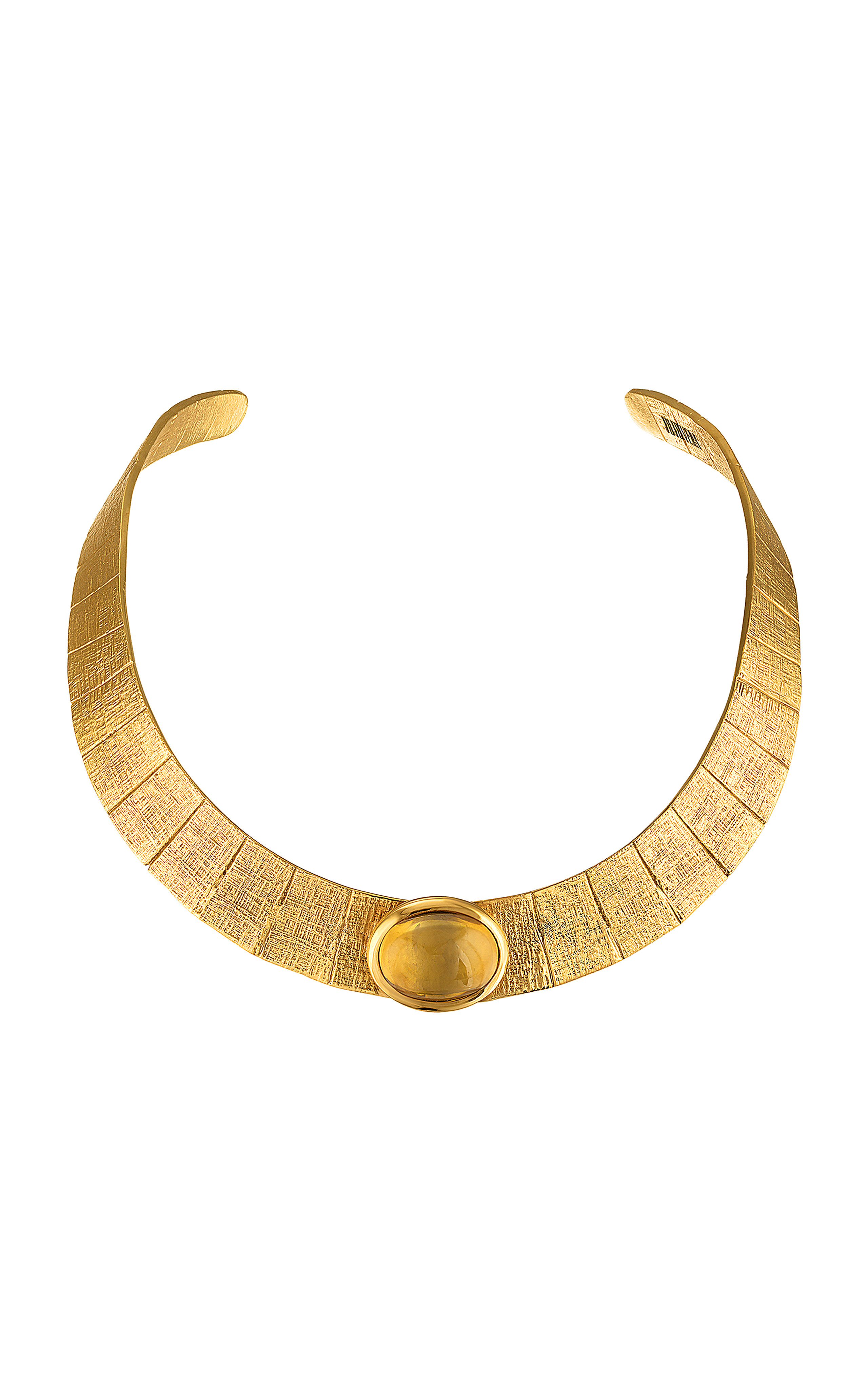 Athena Citrine 14K Gold-Plated Necklace | Moda Operandi (Global)