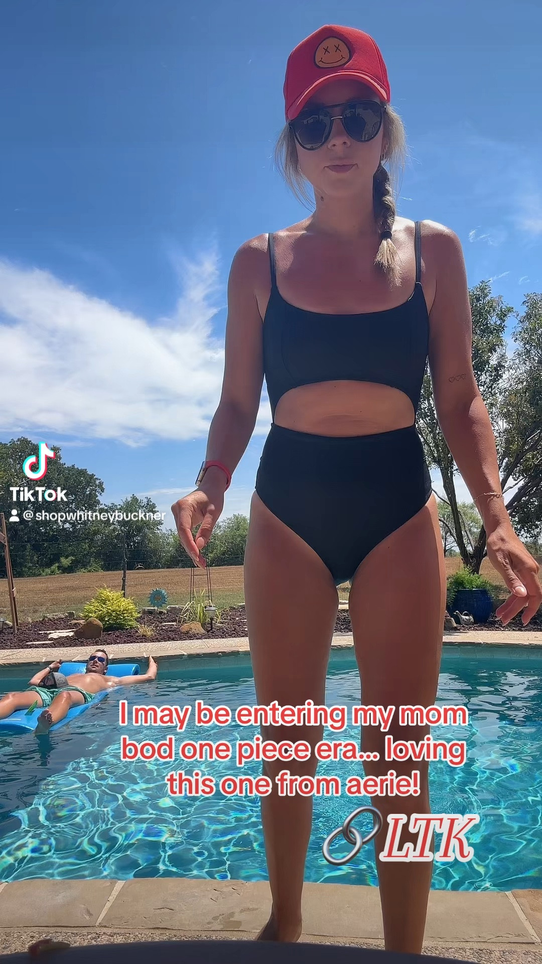 Loving all aerie swim! This one piece style is on sale with other color options! 
Wearing size M!

#LTKswim #LTKsalealert