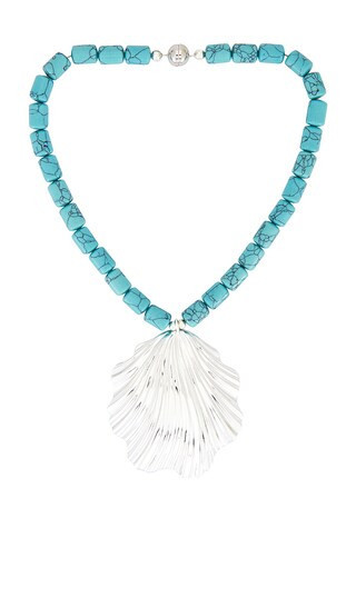 Julietta Leone Necklace in Teal. | Revolve Clothing (Global)