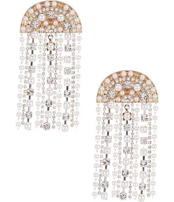 Borrowed and Blue by Southern Living Arch Chandelier Statement Earrings | Dillard's