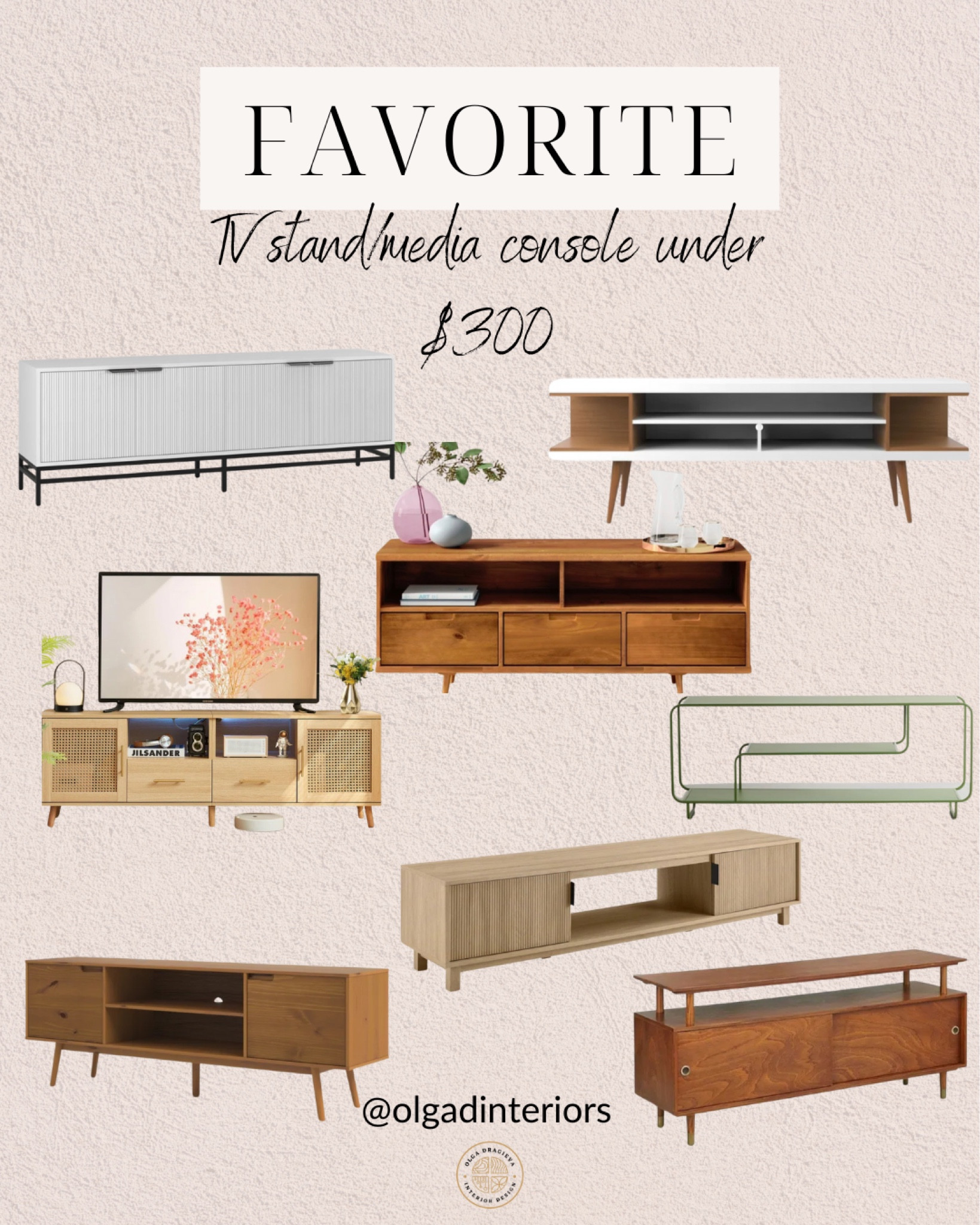 Favorite TV stand/media console under $300! So many great options which are not going to break your budget! Living room furniture, media console, tv stand, Wayfair, urban outfitters, budget friendly. 

#LTKStyleTip #LTKSummerSales #LTKHome