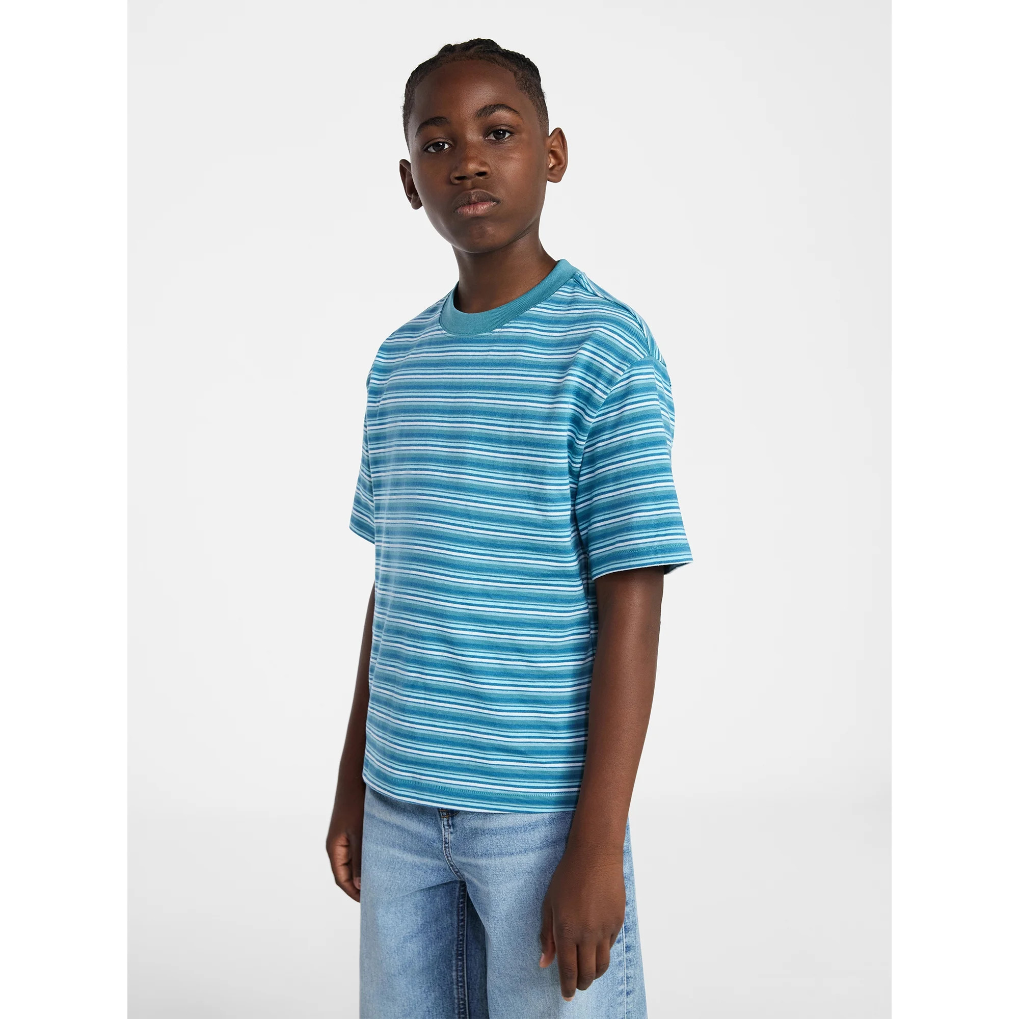 Weekend Academy Boys Heavyweight Tee, Sizes XS-XXL | Walmart (US)