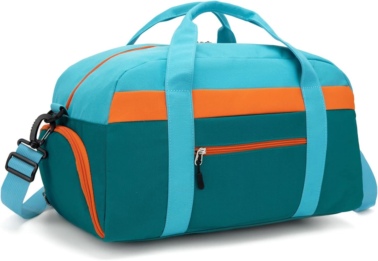 HawLander Kids Duffle Bag for Boys or Girls, Fit School Practice, or Overnight Travel (Blue Green) | Amazon (US)