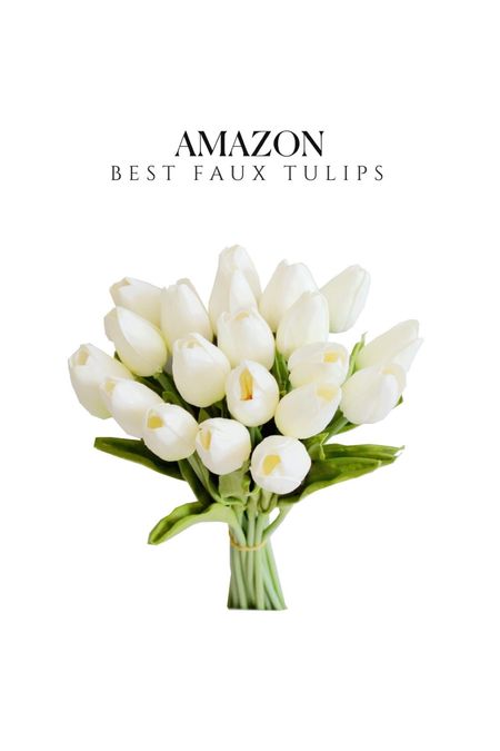 Best faux tulips from Amazon! 
Faux flowers, artificial flowers, Amazon home finds, fake flowers, home decor, soring decor, spring floral arrangement white tulips 

#LTKunder50 #LTKFind #LTKmens
