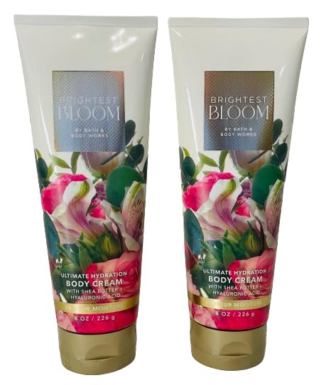 Bath & Body Works Brightest Bloom Ultimate Hydration Body Cream 8 Ounces Pack of 2 | Amazon (US)