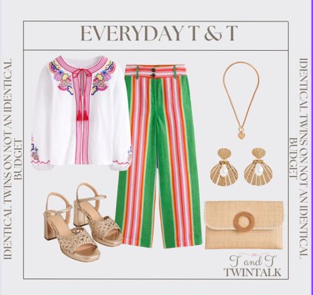 Summer fun!!! Vertical stripes looks great and are so flattering!  

#LTKMidsize #LTKStyleTip #LTKOver40