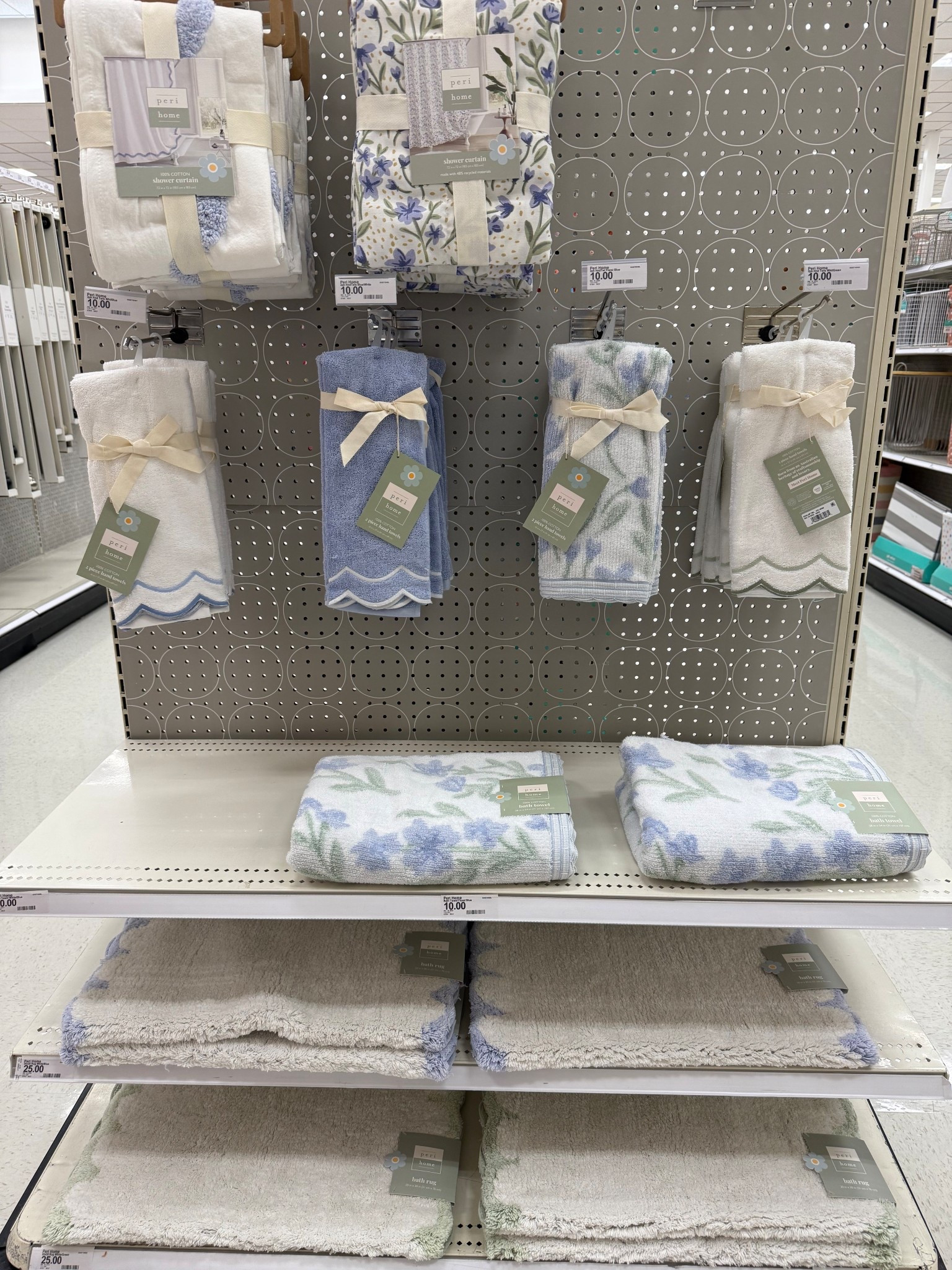 Scalloped hand towels, aesthetic bathroom towels, blue and white bath towels, floral bathroom towels, new arrivals target, target finds

#LTKSeasonal #LTKHome