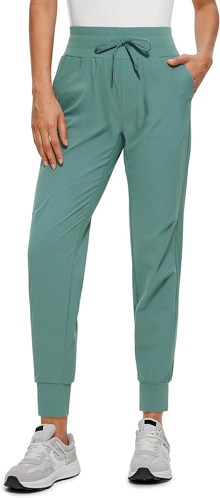 CRZ YOGA Athletic High Waisted Joggers for Women 27.5" - Lightweight Workout Travel Casual Outdoo... | Amazon (US)