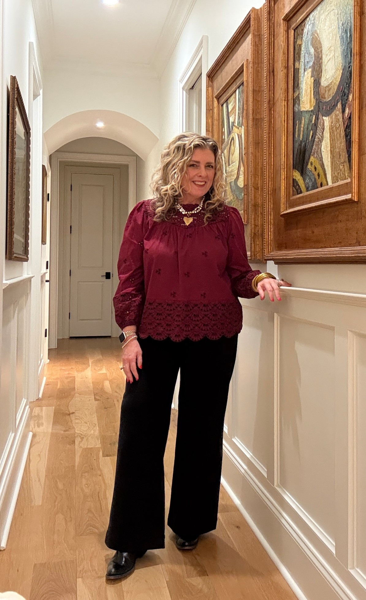 The perfect top and my new favorite pants! 

#LTKFindsUnder50 #LTKootd #LTKOver40