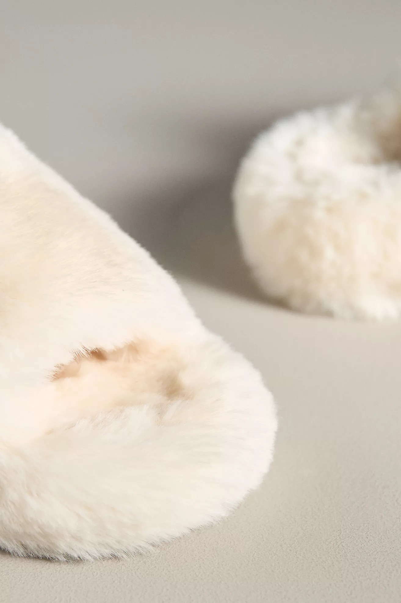 Maeve Fuzzy Platform Slippers | Anthropologie (US)