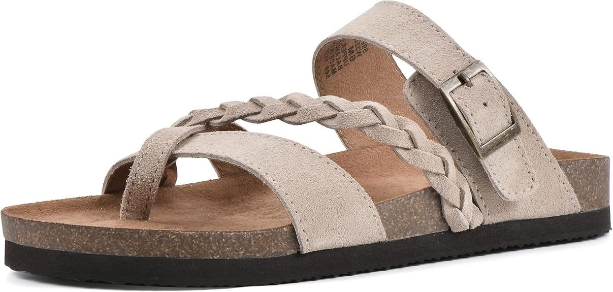 White Mountain Women's Hazy Braided Footbed Sandal | Amazon (US)