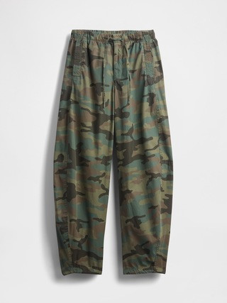 Mid Rise Barrel Parachute Pants | Gap (US)