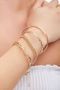 Rhinestone Chain Bracelet Set | Forever 21 | Forever 21 (US)