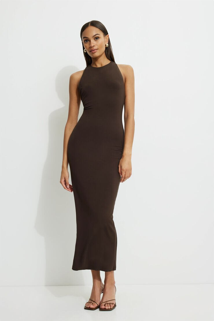 Twisted Racerback Jersey Maxi Dress | Dynamite Clothing