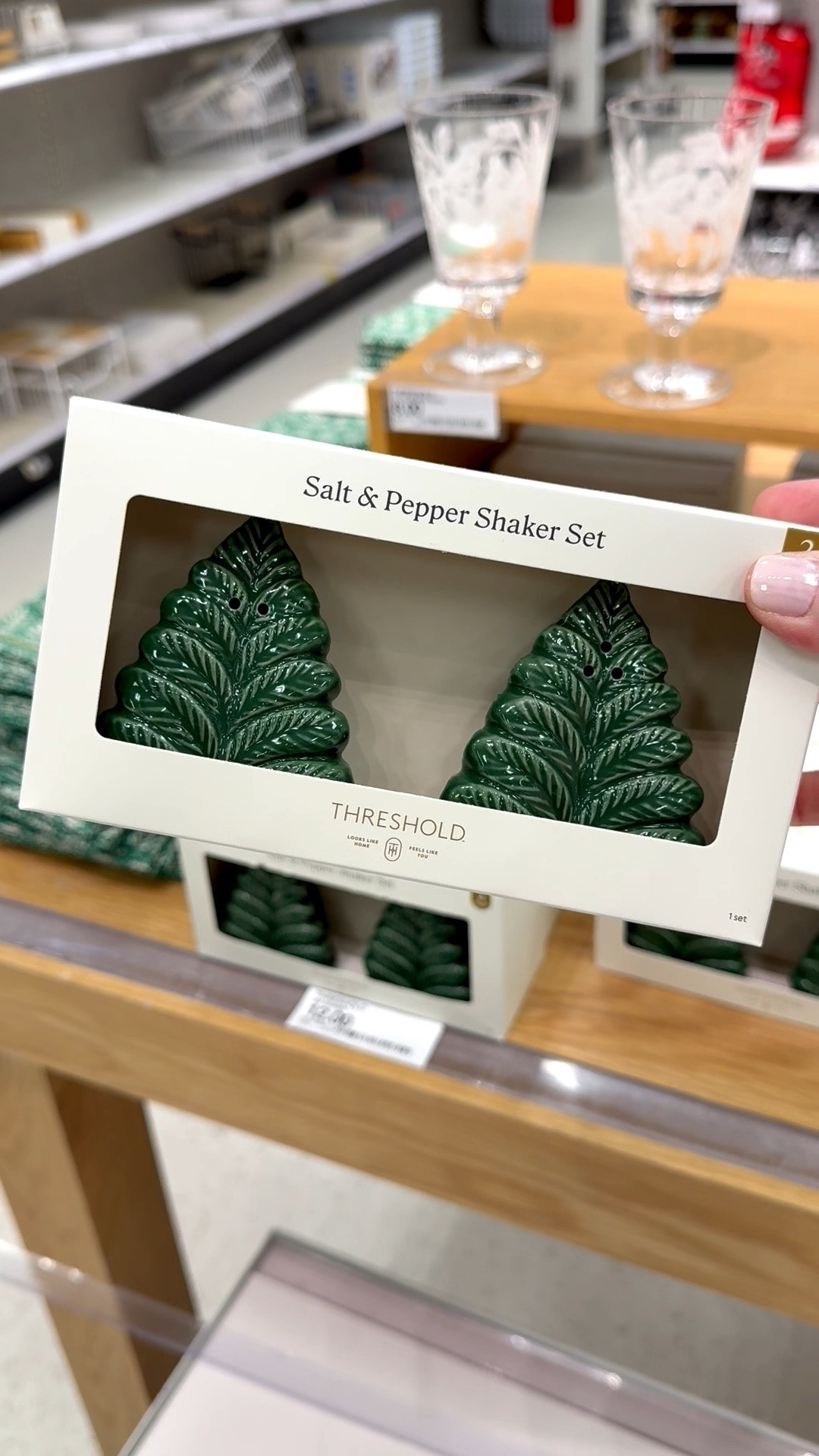 When thinking about your Christmas tablescape, don’t forget about your salt and pepper shakers. 🌲 This adorable set features green trees with a subtle holiday vibe…and I honestly think you could use them year-round. But how cute for Christmas dinner parties, brunch, and all the way through to the new year! 

And as a mosaic artist, IF one of these were to break on their own 😉, they would make fun materials to work with. Such wonderful texture and color! For mosaic tips, tutorials + inspiration please visit my YouTube channel: YouTube.com/julieweilbacher. Follow @julieweilbacher on Instagram for all things mosaic art.

#christmastablescape #saltandpeppershakers #hostessgift #holidayhosting #christmasparty #christmasbrunch #target #mosaic #threshold #christmastree

#LTKSeasonal #LTKHoliday #LTKFindsUnder50