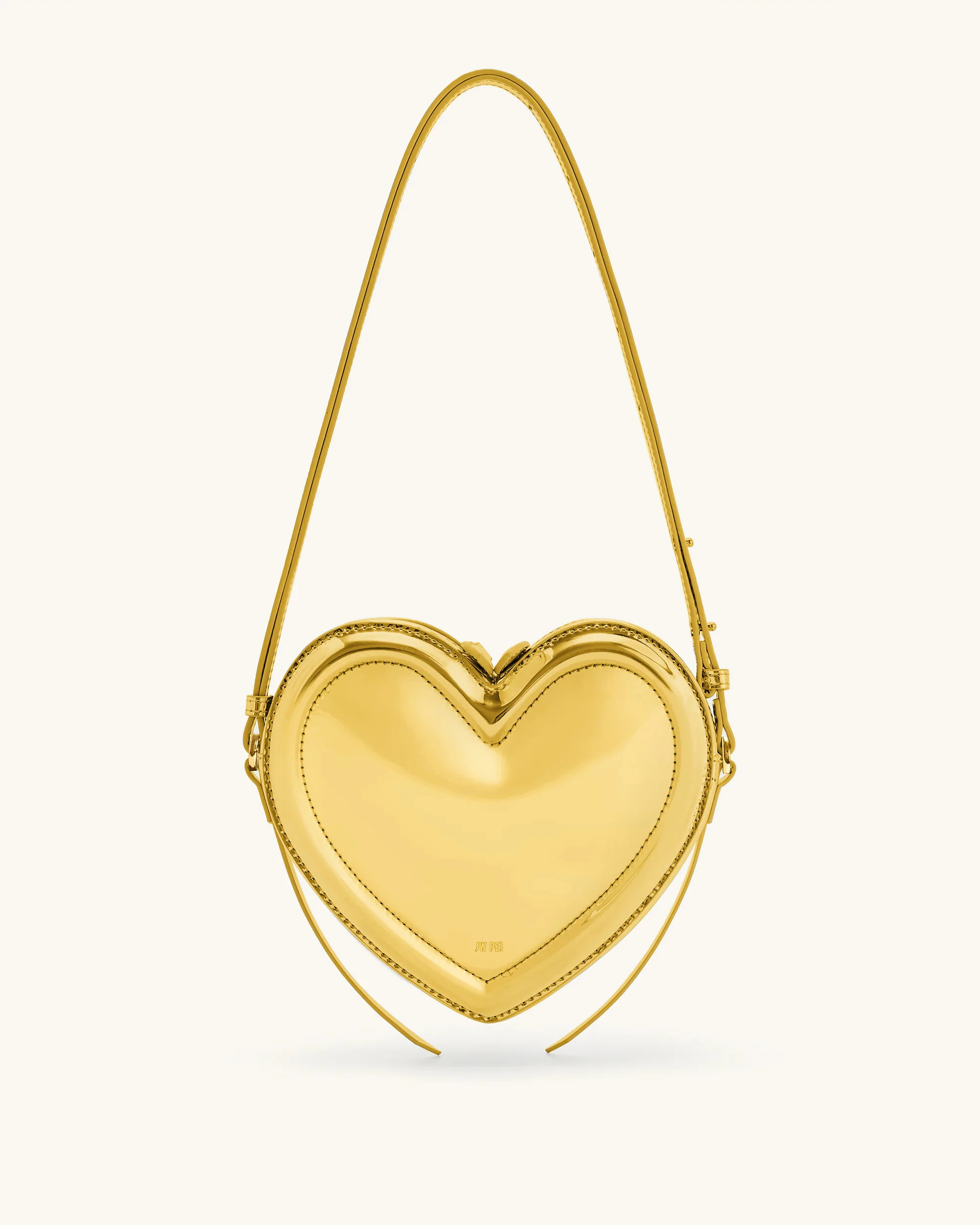 Arlene Heart Shaped Bag - Gold | JW PEI US