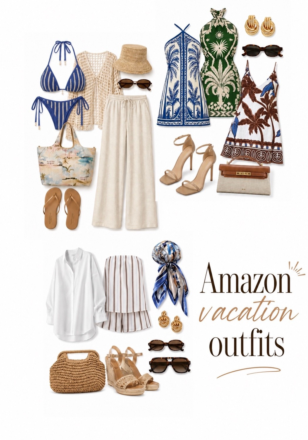 The chic vacation capsule you’ve been looking for. ☀️ Think elevated resort style, beach-to-dinner outfits, and luxe-looking accessories—all from Amazon. Shop every piece below before your trip! ✈️🖤✨

#LTKootd #LTKTravel #LTKOver40