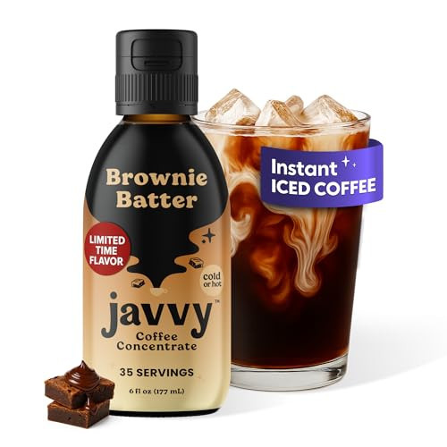 Coffee Concentrate - Limited Release Flavors - Cold Brew Coffee, Perfect for Hot or Iced Instant Coffees, Hot Drinks, Cold Brew Concentrate, 35 Servings - Brownie Batter | Amazon (US)