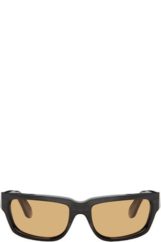 RETROSUPERFUTURE - Black & Gray Thelonius Sunglasses | SSENSE